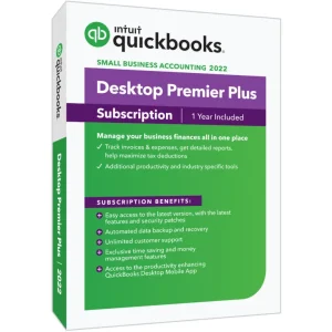 QUICKBOOKS DESKTOP PREMIER PLUS 2022 – 1 USER
