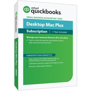 QUICKBOOKS DESKTOP MAC PLUS 2022 – 1 USER